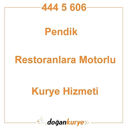 Pendik Restoran kurye kiralama