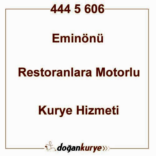 Emin�n� Restoranlara Motorlu Kurye Kiralama