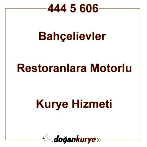 Bah�elievler Restoranlara Motorlu Kurye Kiralama